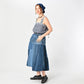 Rye Mugi Denim Charlotte Patchwork Skirt Syou - 45R by 45rpm studio