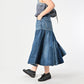 Rye Mugi Denim Charlotte Patchwork Skirt Syou - 45R by 45rpm studio