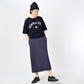 Cotton Gauze Fleece Flamingway Skirt - 45R by 45rpm studio