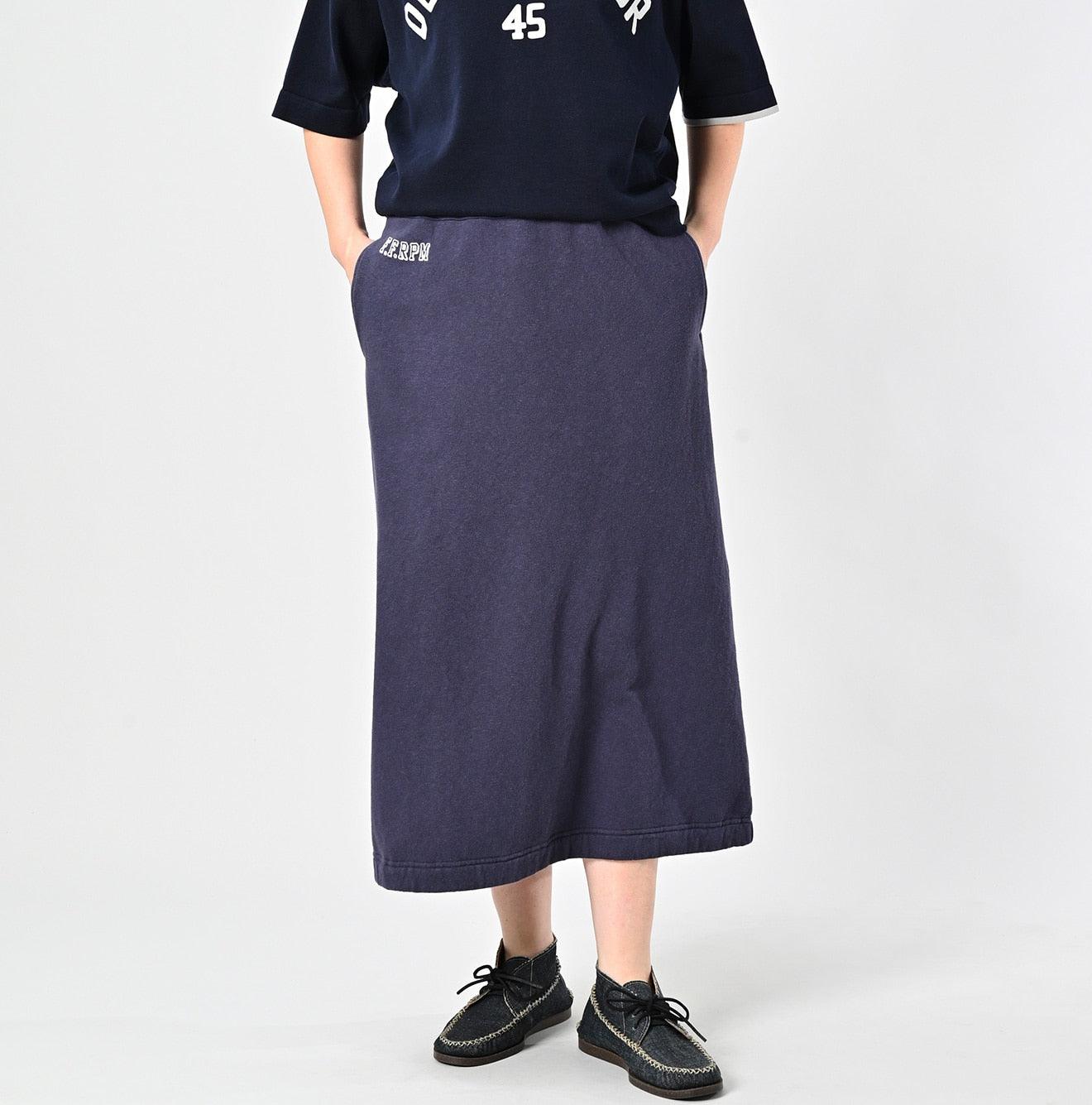 Cotton Gauze Fleece Flamingway Skirt - 45R by 45rpm studio