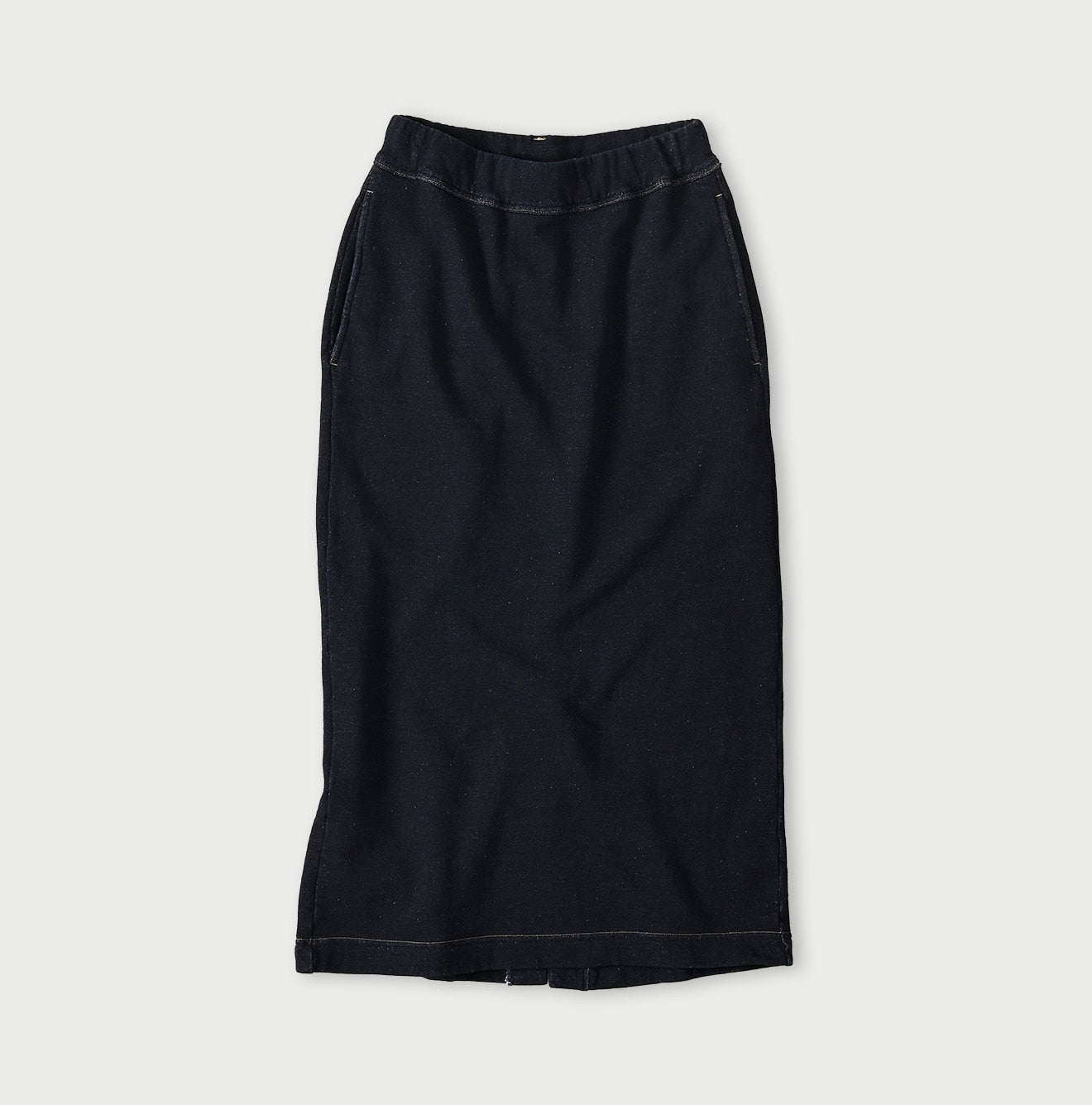 45R Indigo Cotton Fleece Skirt - Image 2