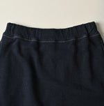 45R Indigo Cotton Fleece Skirt