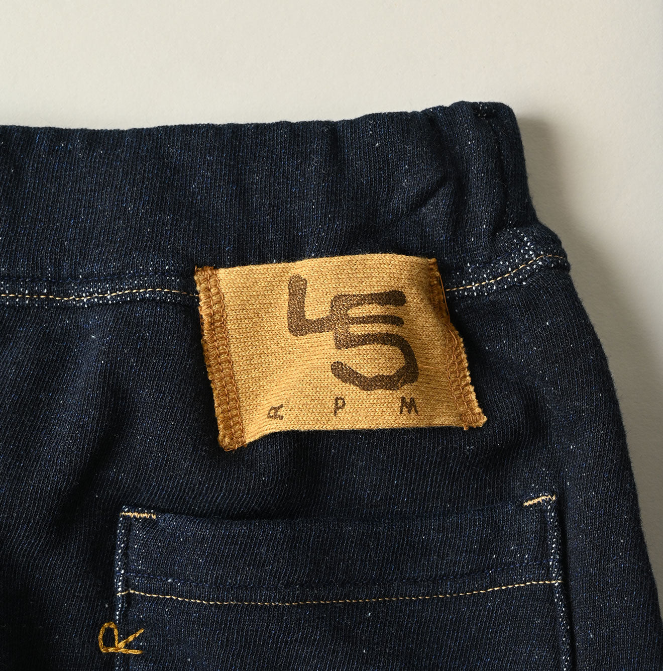 45R Indigo Cotton Fleece Skirt - Image 16