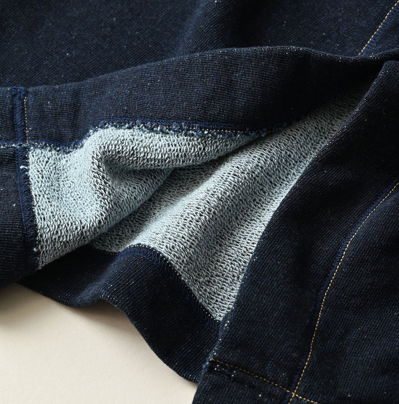 45R Indigo Cotton Fleece Skirt - Image 17