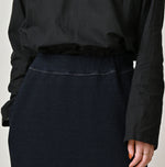 45R Indigo Cotton Fleece Skirt