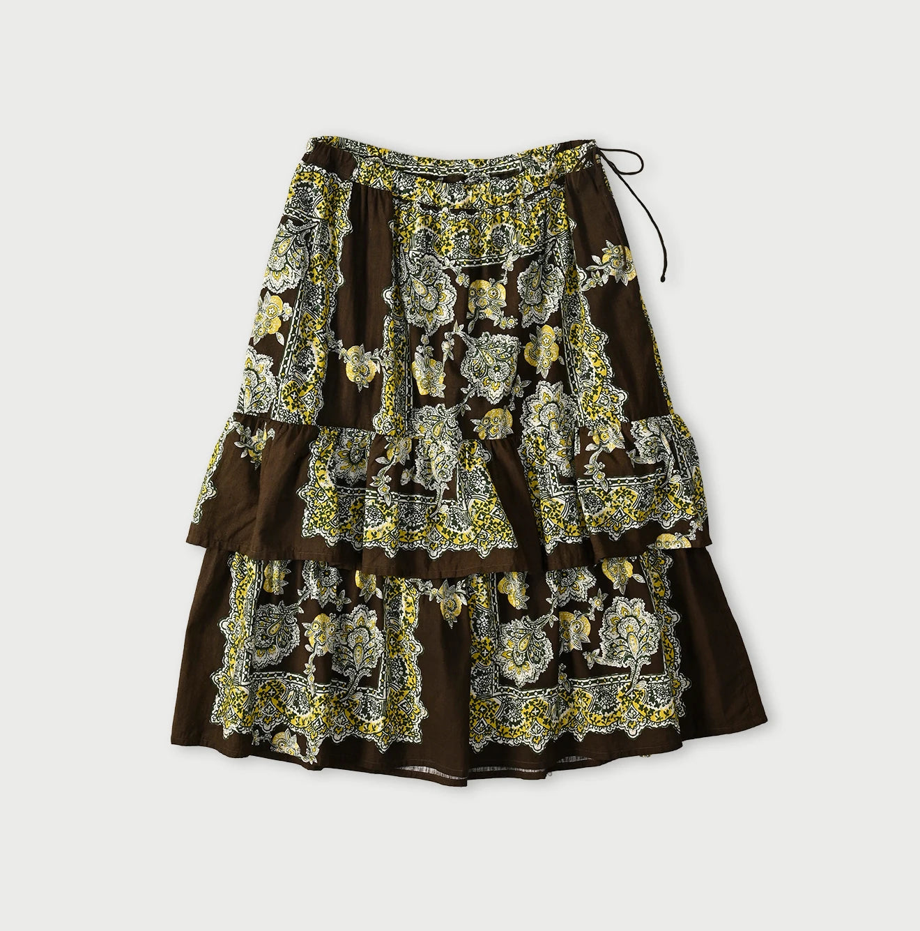 Bandana Paisley Tiered Frill Petti Skirt - Image 3