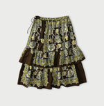 Bandana Paisley Tiered Frill Petti Skirt