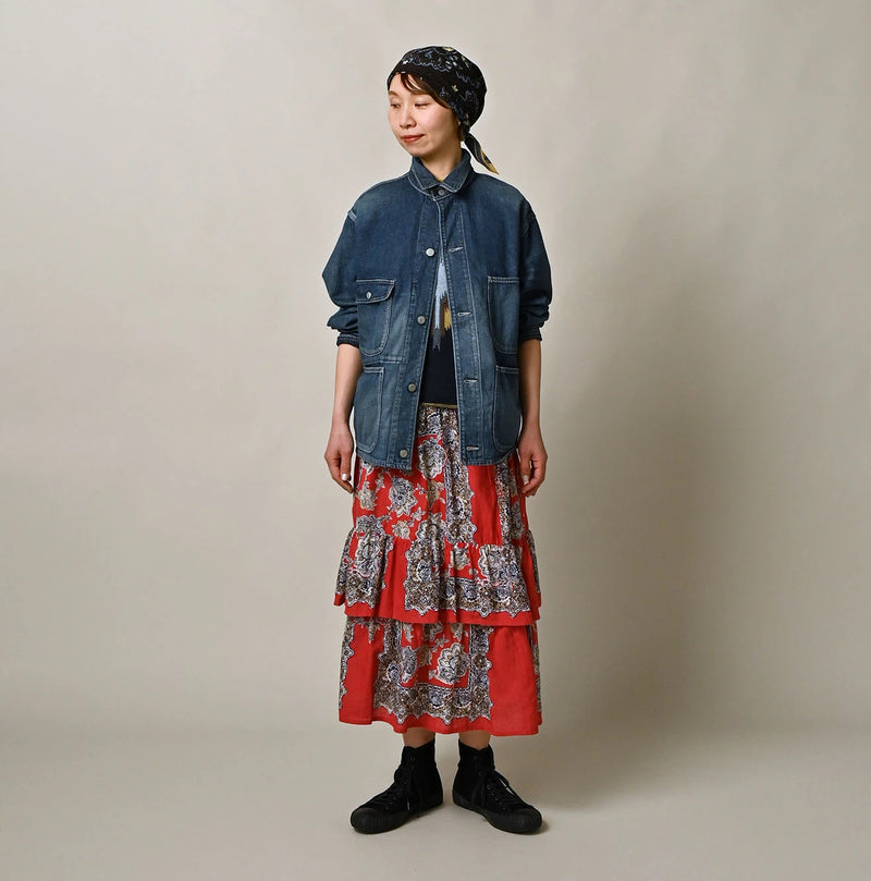 Bandana Paisley Tiered Frill Petti Skirt - Image 4