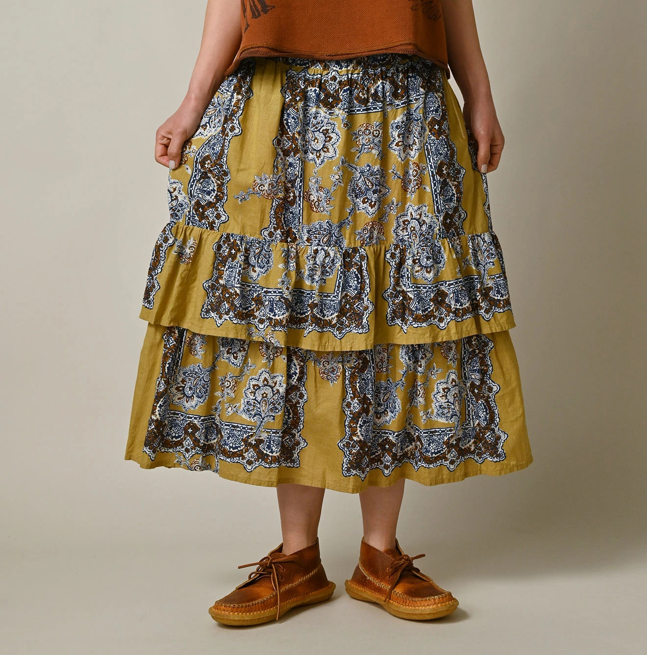 Bandana Paisley Tiered Frill Petti Skirt - Image 6