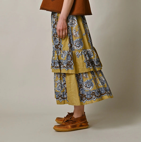 Bandana Paisley Tiered Frill Petti Skirt