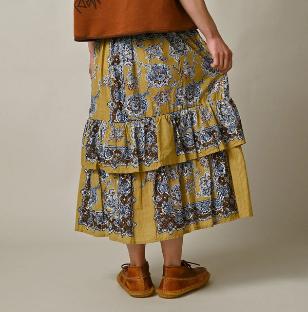 Bandana Paisley Tiered Frill Petti Skirt