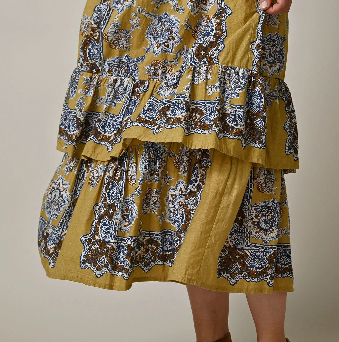 Bandana Paisley Tiered Frill Petti Skirt - Image 10