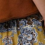 Bandana Paisley Tiered Frill Petti Skirt
