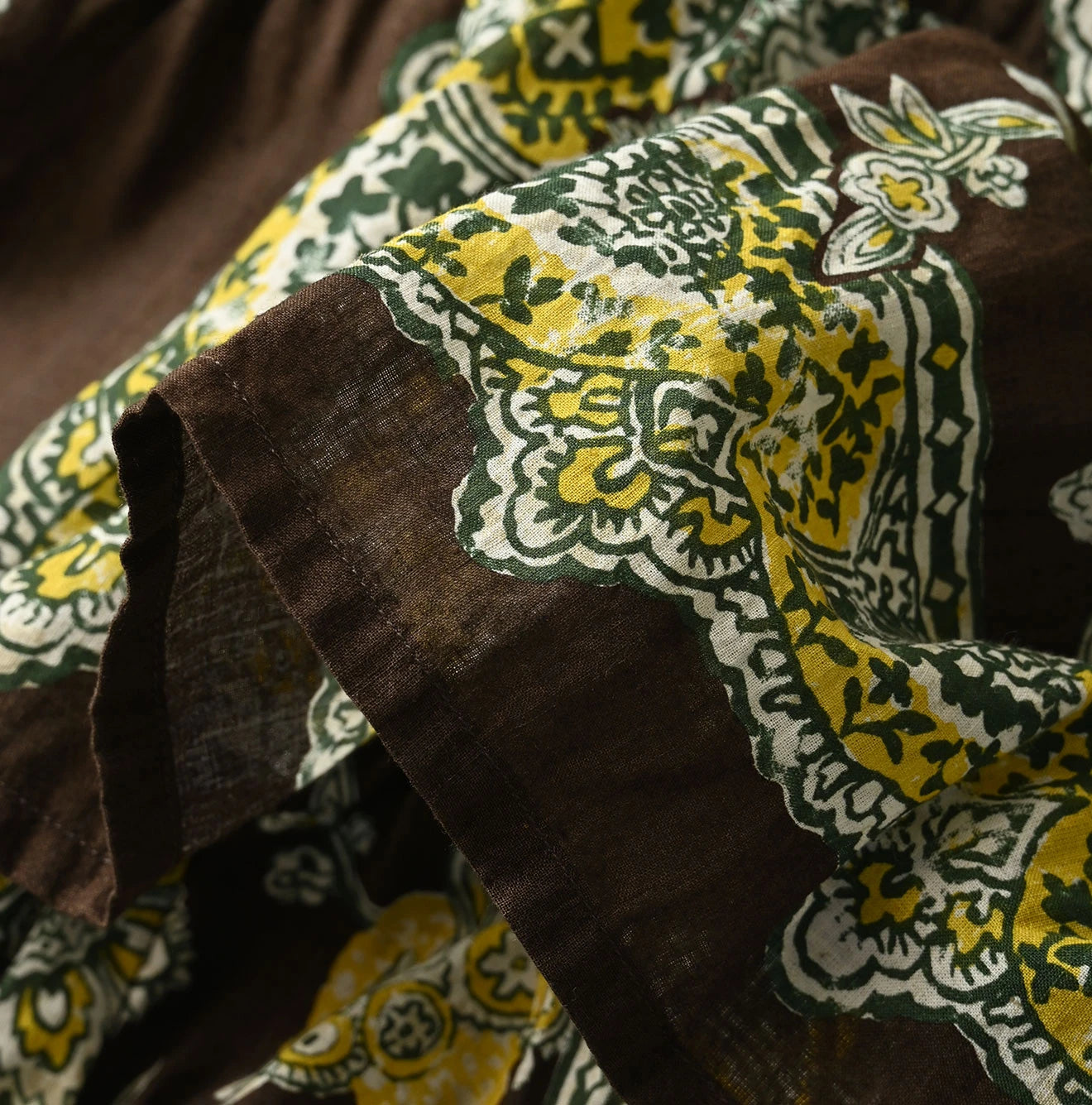 Bandana Paisley Tiered Frill Petti Skirt