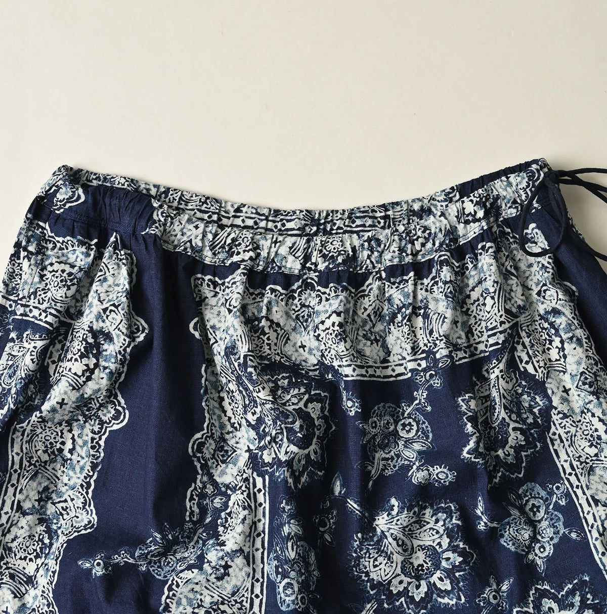 Indigo Bandana Paisley Tiered Frill Petti Skirt