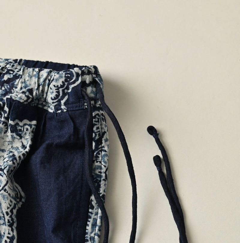 Indigo Bandana Paisley Tiered Frill Petti Skirt - Image 14