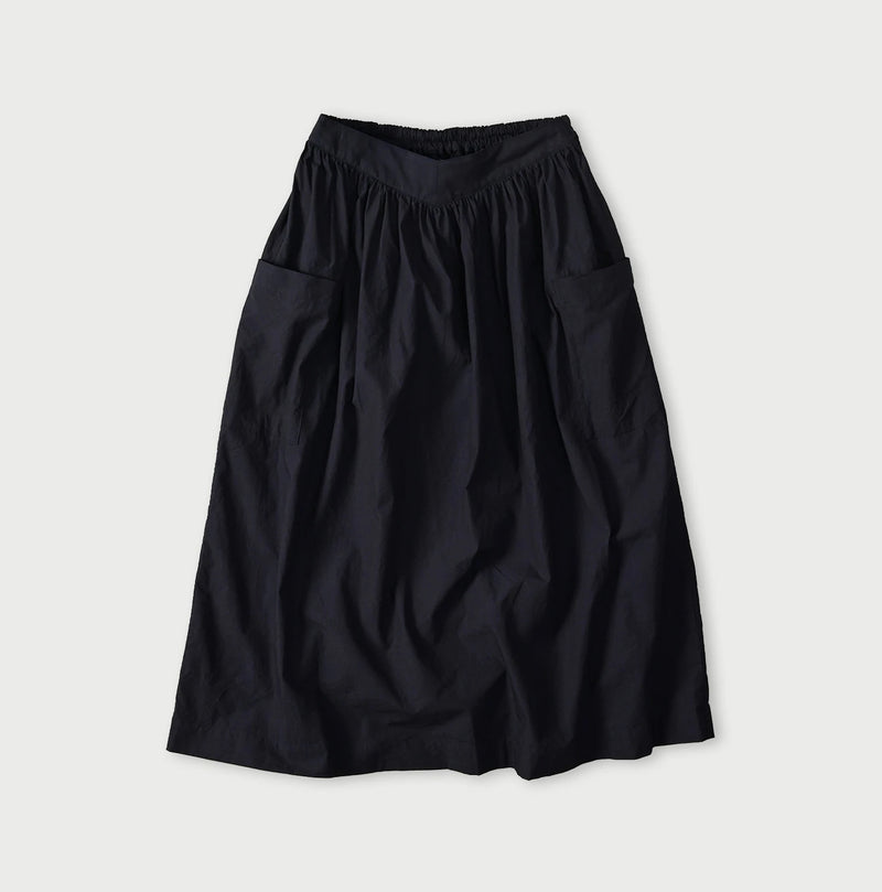 45R Indigo Batiste Easy Apron Skirt - Image 1