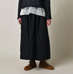 45R Indigo Batiste Easy Apron Skirt