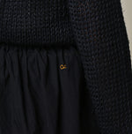 45R Indigo Batiste Easy Apron Skirt