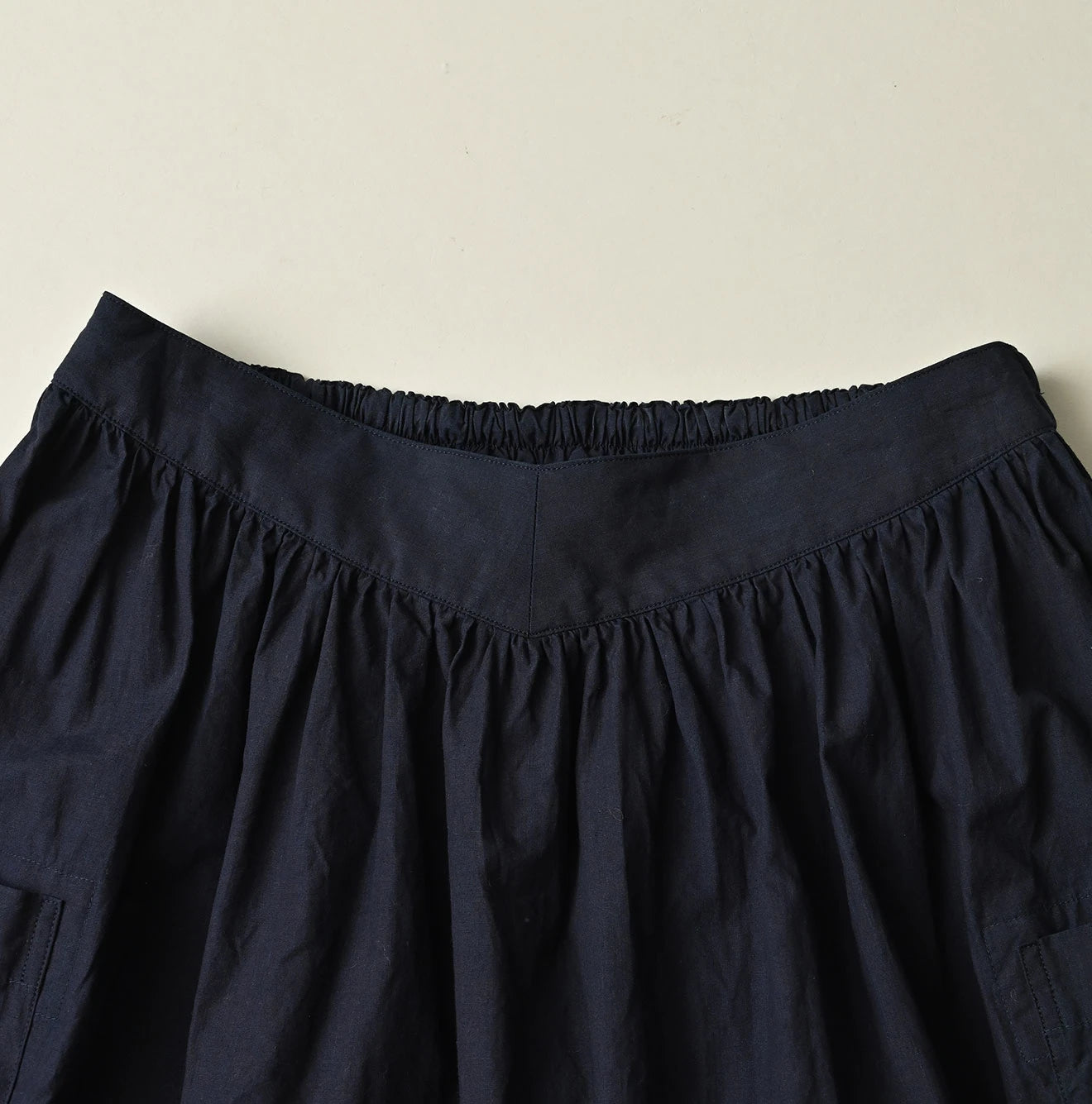45R Indigo Batiste Easy Apron Skirt - Image 9