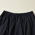 45R Indigo Batiste Easy Apron Skirt