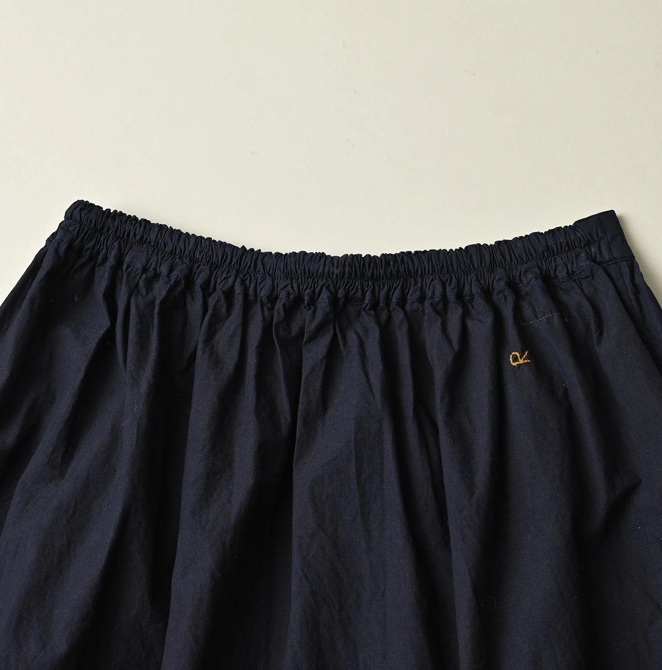 45R Indigo Batiste Easy Apron Skirt