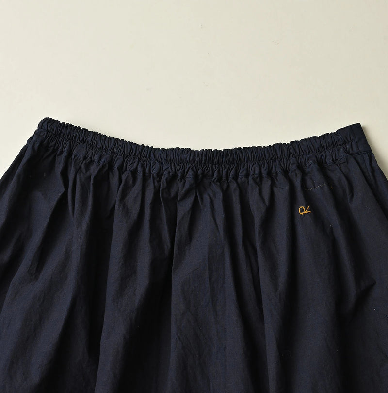 45R Indigo Batiste Easy Apron Skirt - Image 11