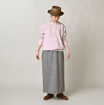 45R Cotton Fleece Skirt (Top-dyed)