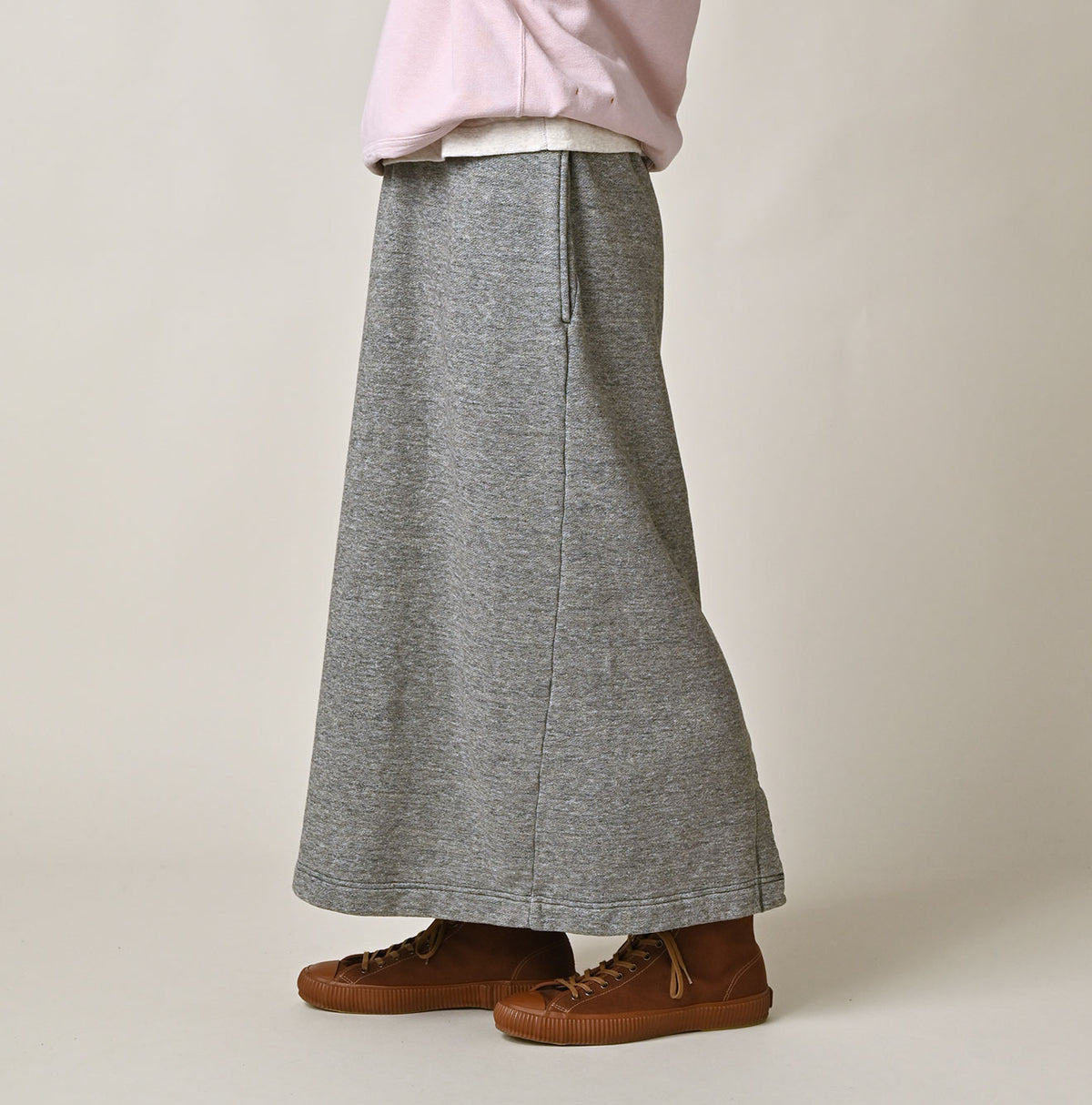 45R Cotton Fleece Skirt (Top-dyed)
