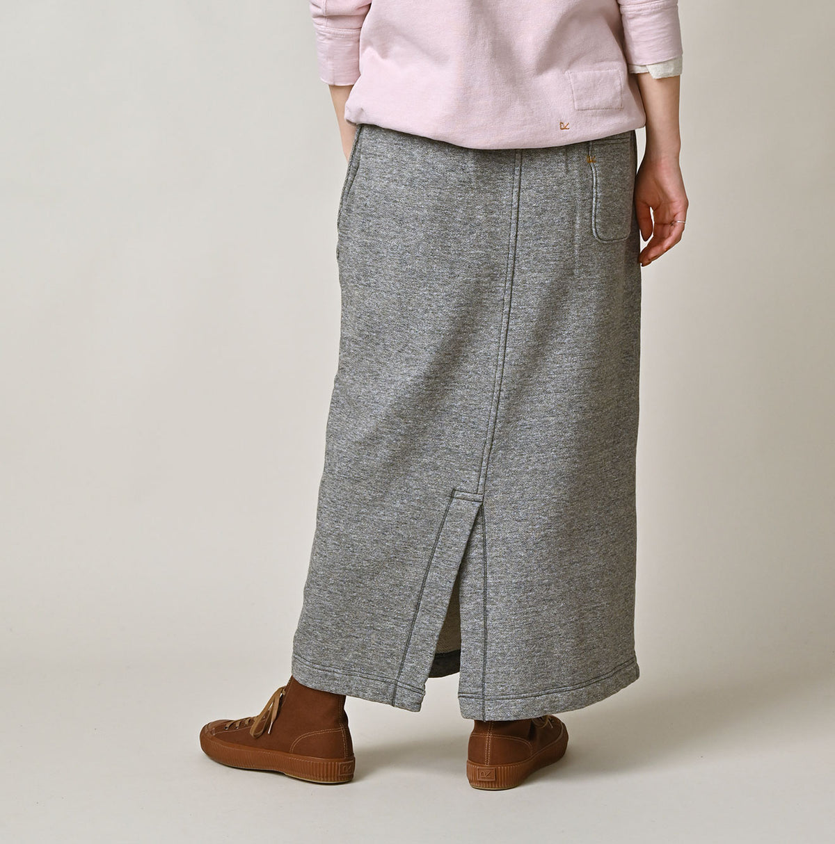 45R Cotton Fleece Skirt (Top-dyed)