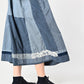 Indigo Patchwork Smocking Dress - 45R by 45rpm studio