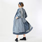 Indigo Patchwork Smocking Dress - 45R by 45rpm studio