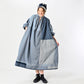 Indigo Patchwork Smocking Dress - 45R by 45rpm studio