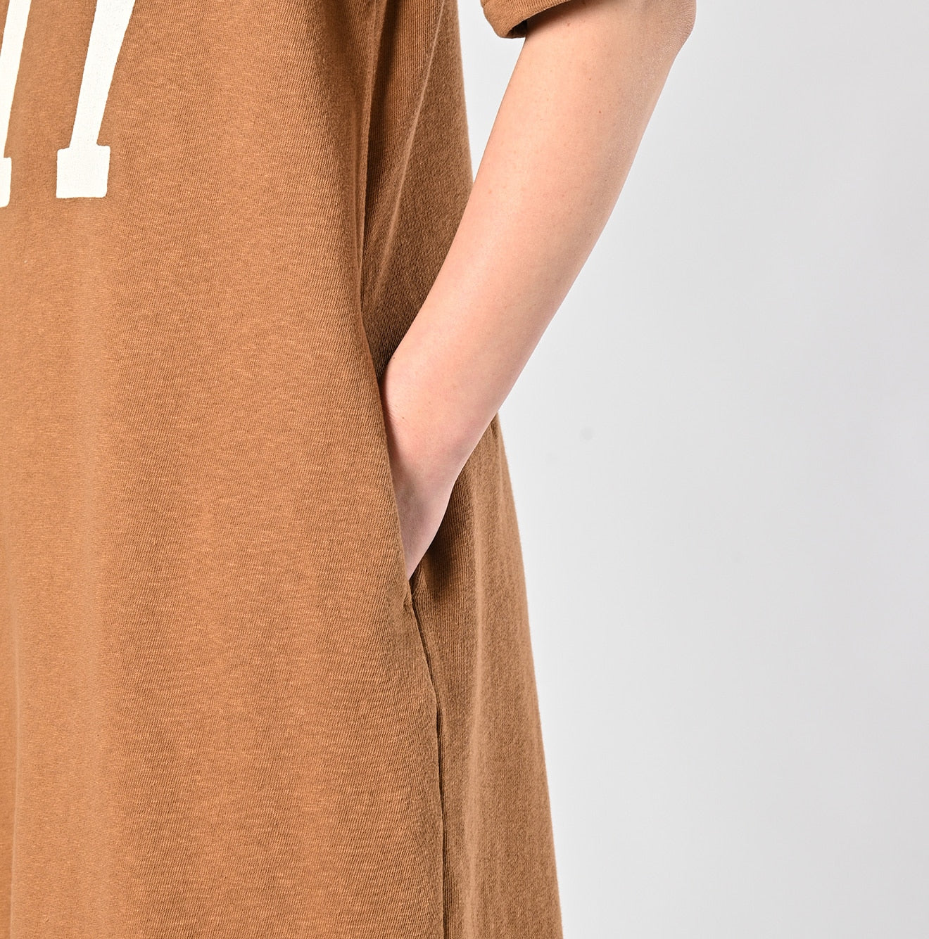 45R Cotton Gauze Fleece 908 Sweat Dress - Image 9