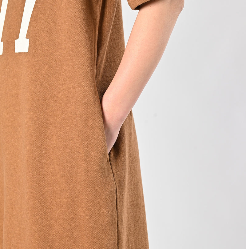 45R Cotton Gauze Fleece 908 Sweat Dress - Image 9