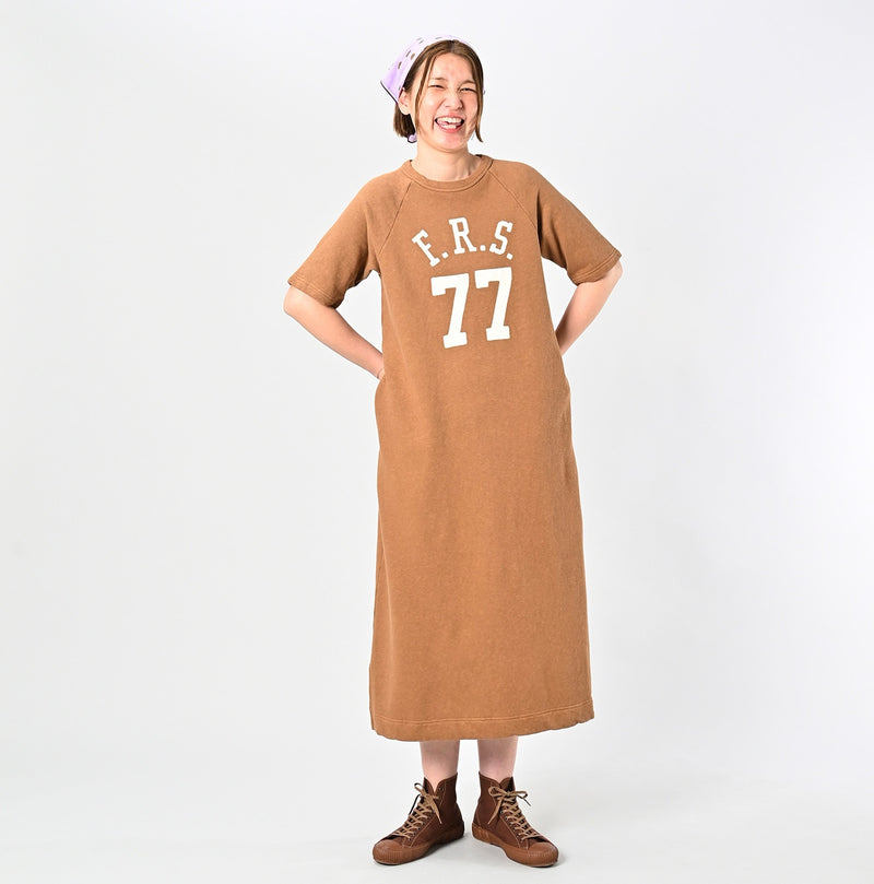 45R Cotton Gauze Fleece 908 Sweat Dress - Image 3