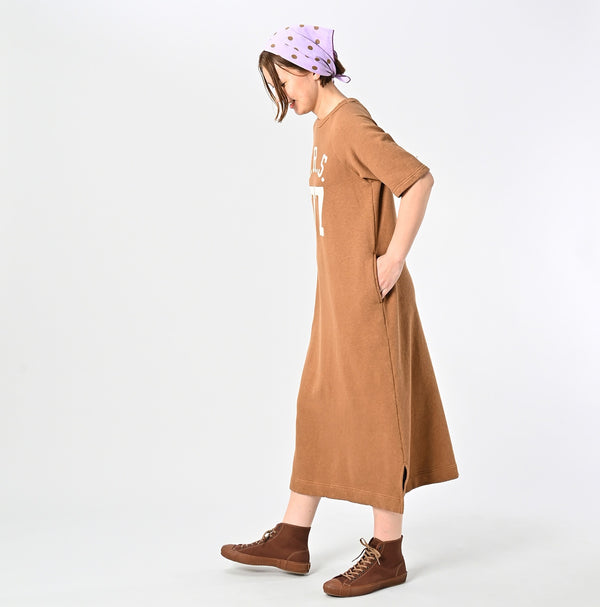 45R Cotton Gauze Fleece 908 Sweat Dress