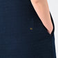 45R Indigo Cotton Gauze Fleece College Dress
