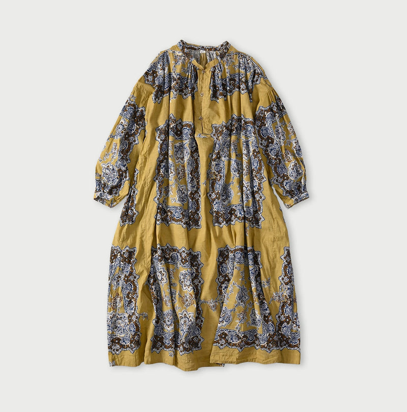 Khadi Bandana Paisley Smock Dress - Image 1