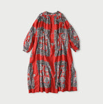 Khadi Bandana Paisley Smock Dress