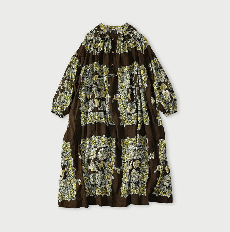 Khadi Bandana Paisley Smock Dress - Image 3