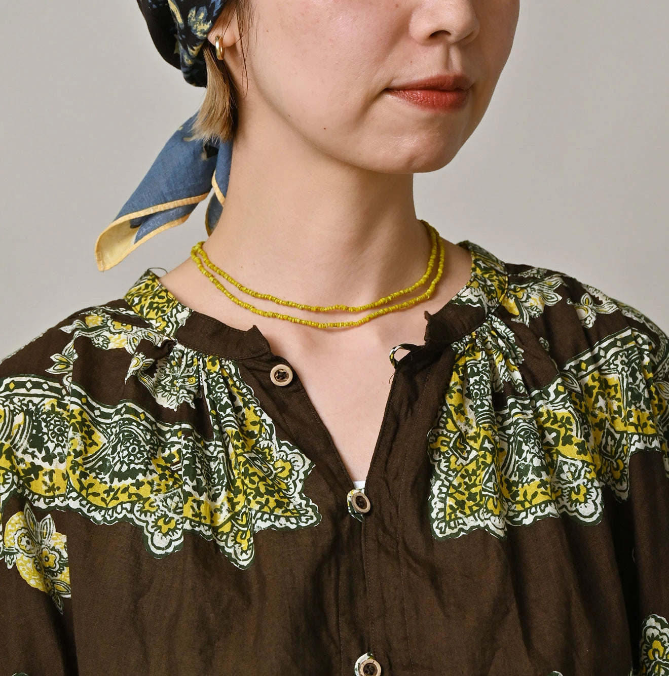 Khadi Bandana Paisley Smock Dress - Image 7