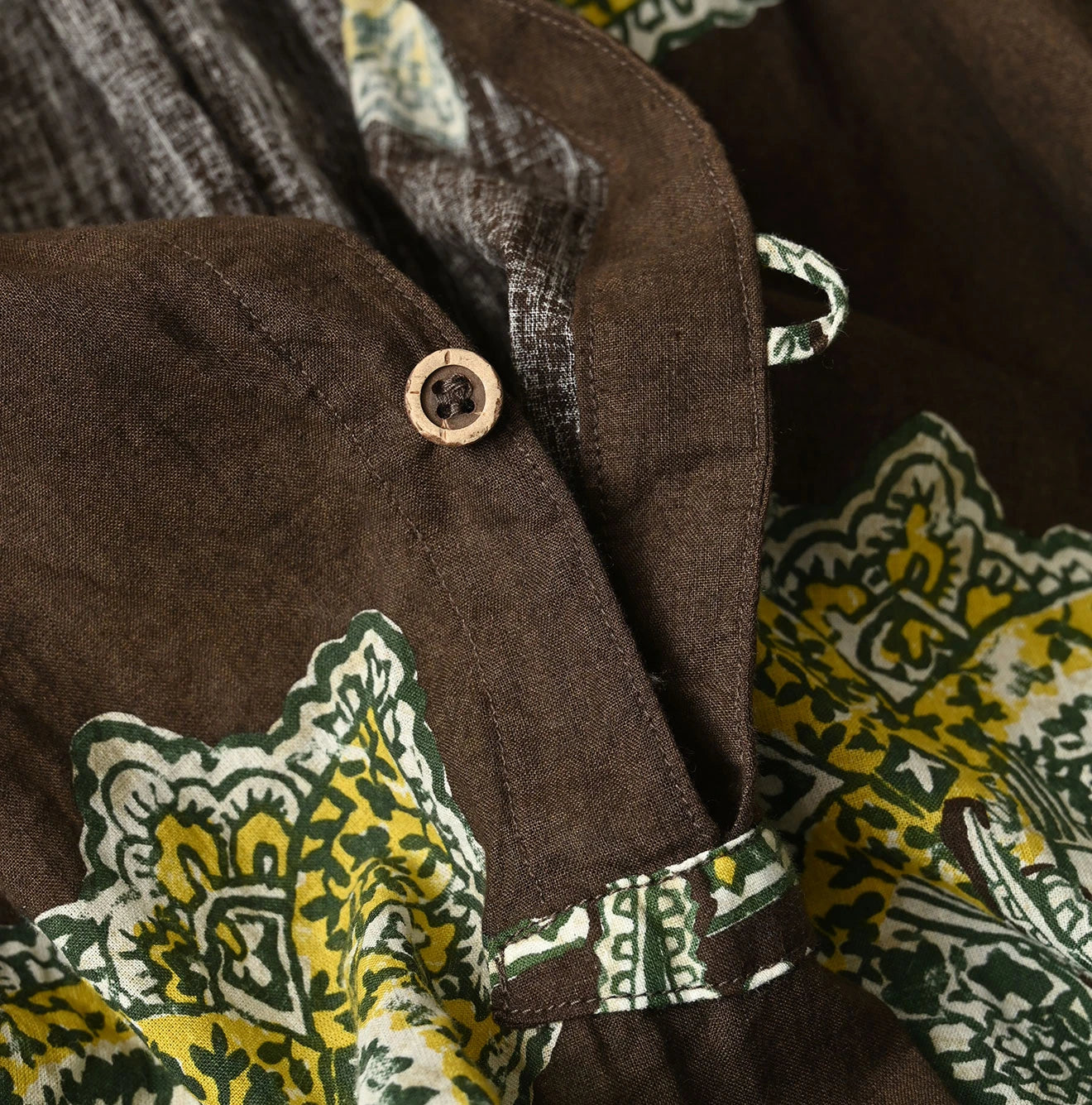 Khadi Bandana Paisley Smock Dress - Image 14