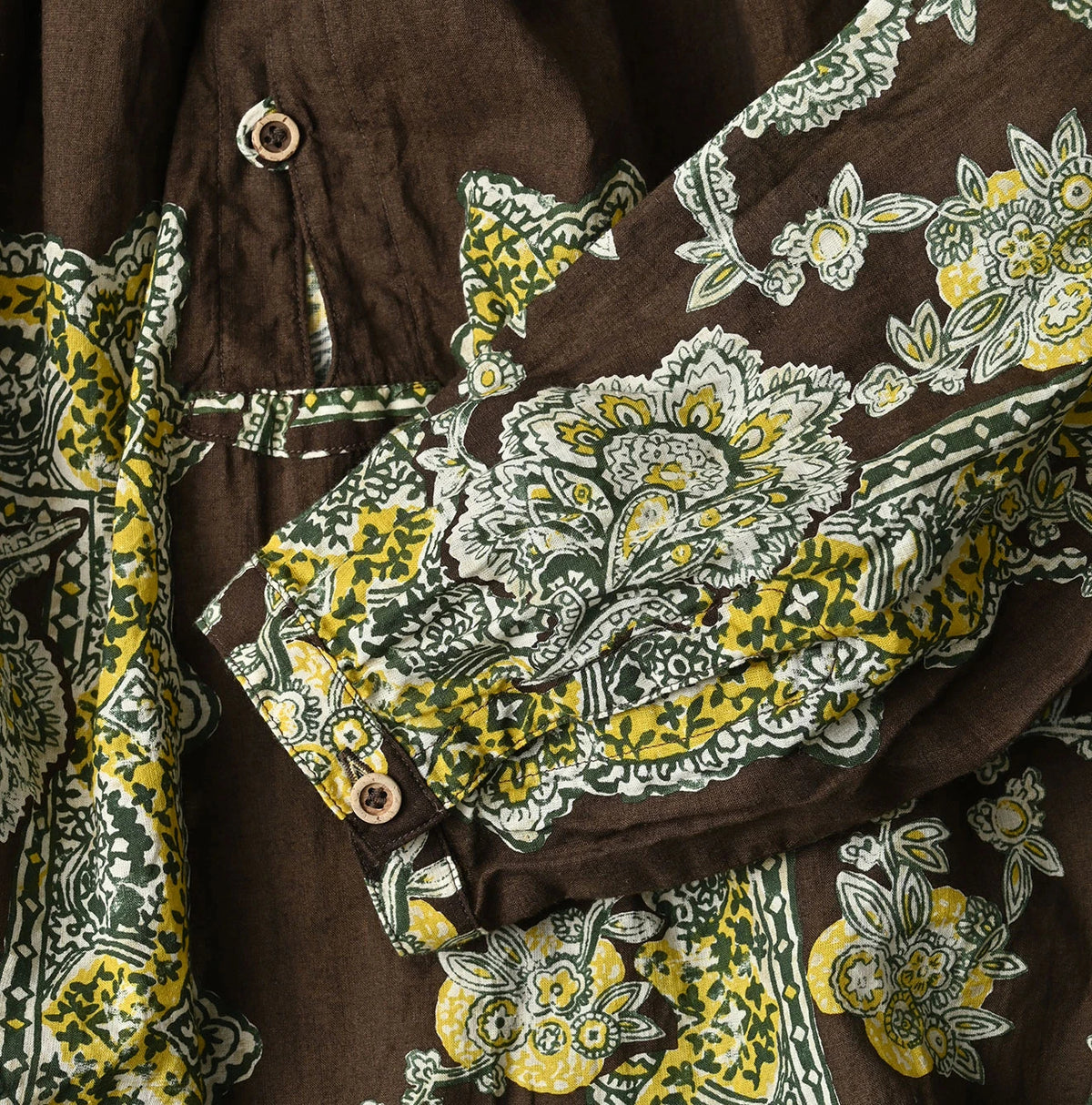 Khadi Bandana Paisley Smock Dress