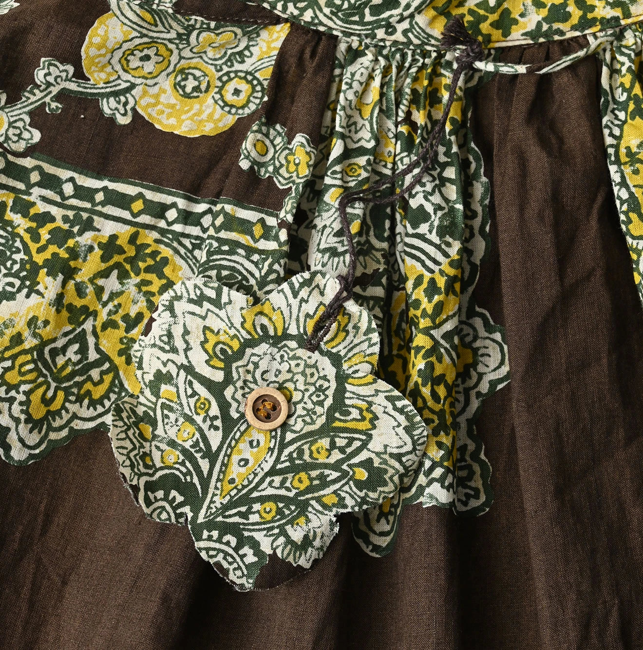 Khadi Bandana Paisley Smock Dress