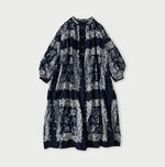 Indigo Khadi Bandana Paisley Smock Dress