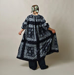 Indigo Khadi Bandana Paisley Smock Dress