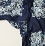 Indigo Khadi Bandana Paisley Smock Dress