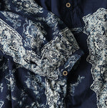 Indigo Khadi Bandana Paisley Smock Dress