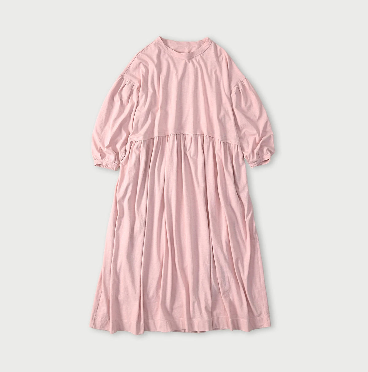 45R Tenjiku Puff Sleeve Dress